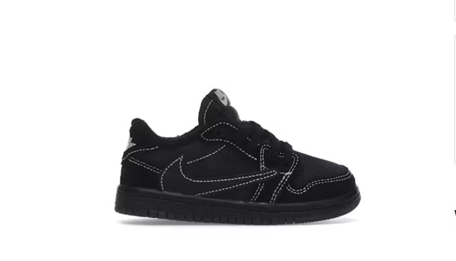 Jordan 1 Retro Low OG SP Travis Scott Black Phantom (TD)