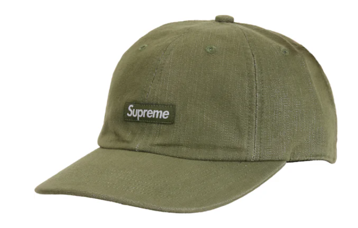 Supreme Cordura Denim Small Box 6-Panel Olive