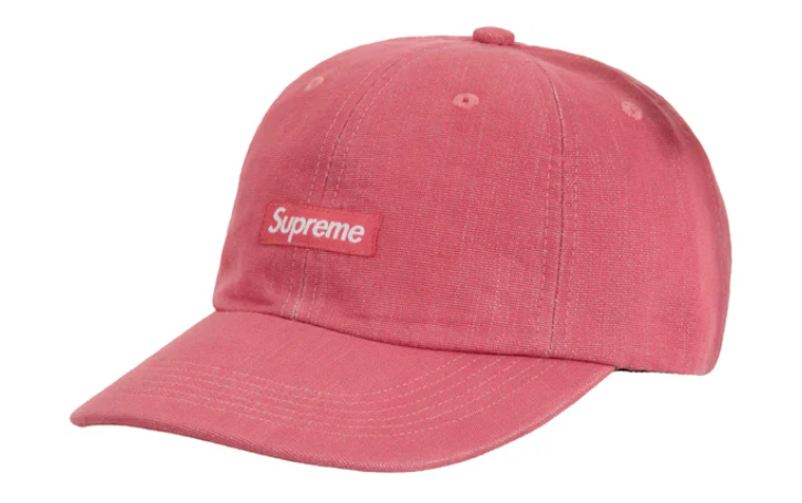 Supreme Cordura Denim Small Box 6-Panel Pink