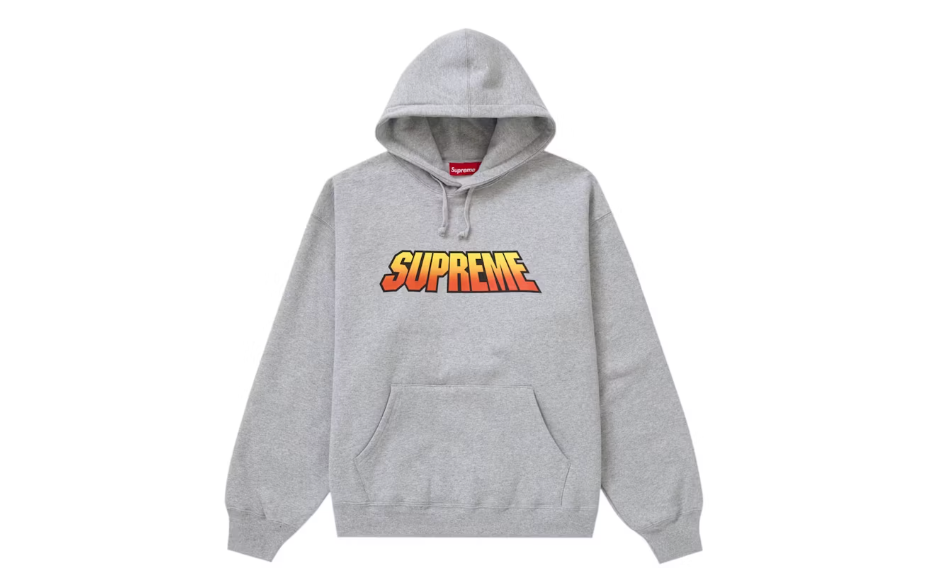 Supreme Gradient Hooded Grey Gallery CDMX