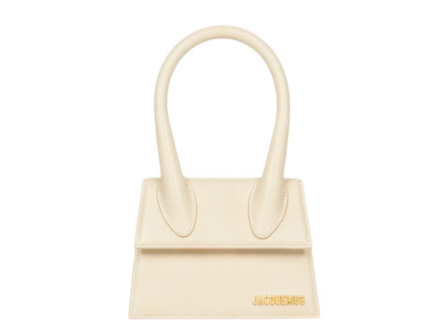 Jacquemus Le Chiquito Moyen Signature Handbag Ivory