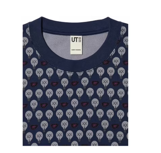 Kaws Warhol Light Bulb Crewneck Navy