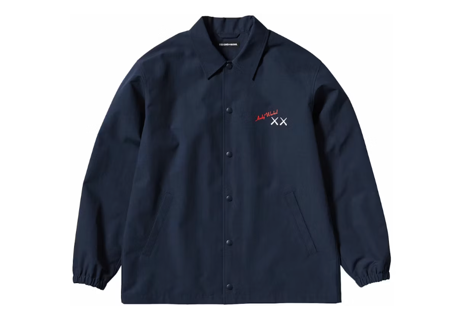 Kaws Warhol Coach Jacket Navy Kids