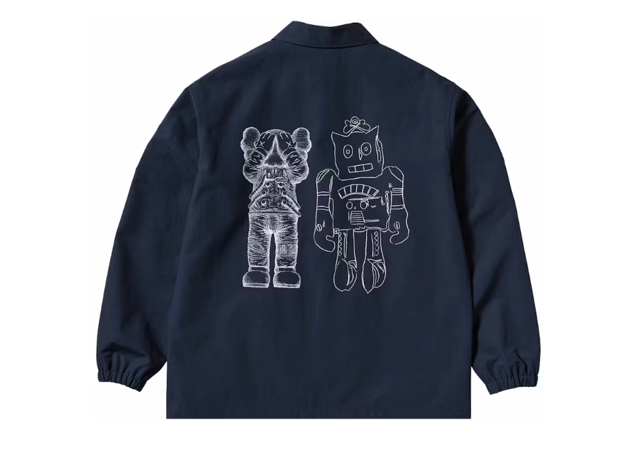 Kaws Warhol Coach Jacket Navy Kids