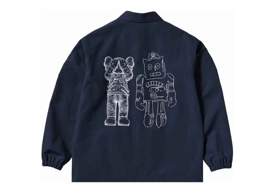 Kaws Warhol Coach Jacket Navy