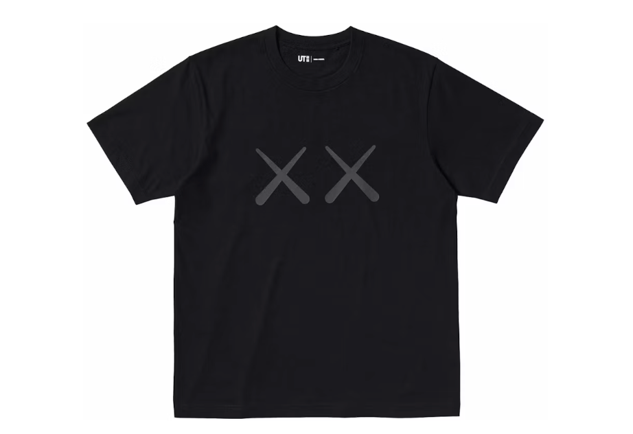 Kaws Andy Warhol Tee Black