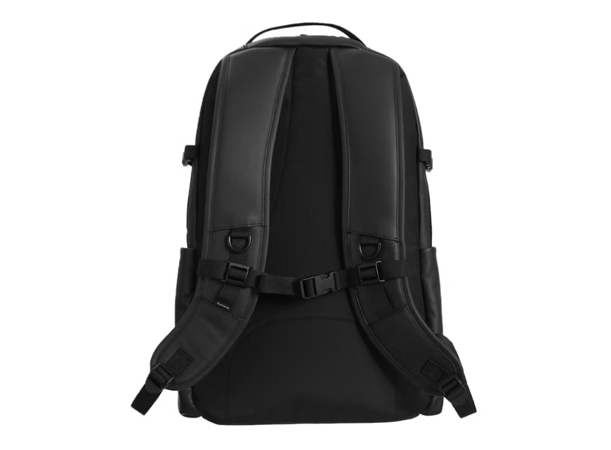 Supreme Leather Backpack Black