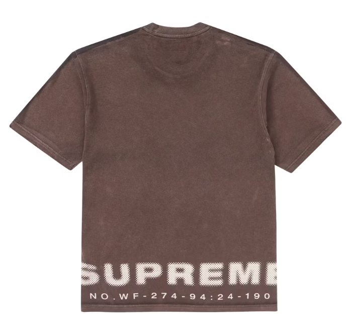Supreme Discharge S/S Top Brown