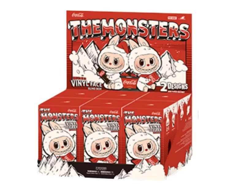 Pop Mart Labubu The Monsters Coca Cola Series Vinyl Face Sealed Case