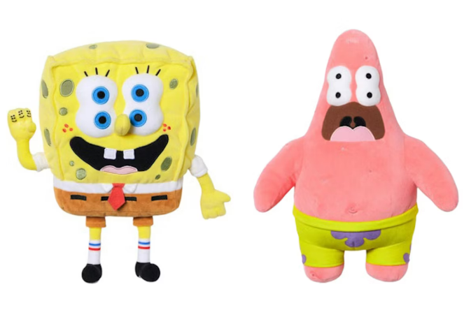 Uniqlo x CPFM Spongebob Squarepants & Patrick Star Plush Set