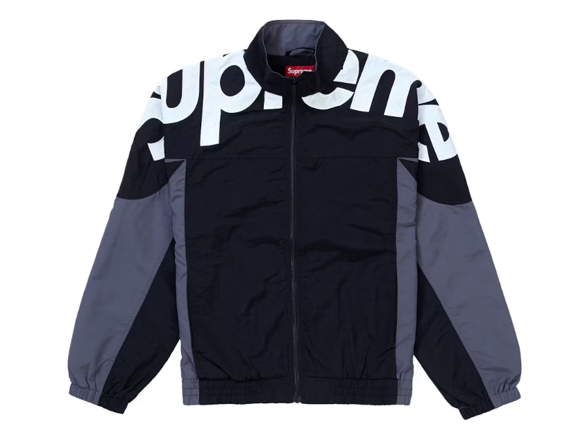 Supreme Shoulder Logo Track Jacket Black