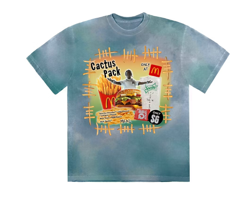 Travis Scott x McDonald's Cactus Pack Vintage Bootleg T-shirt Multi
