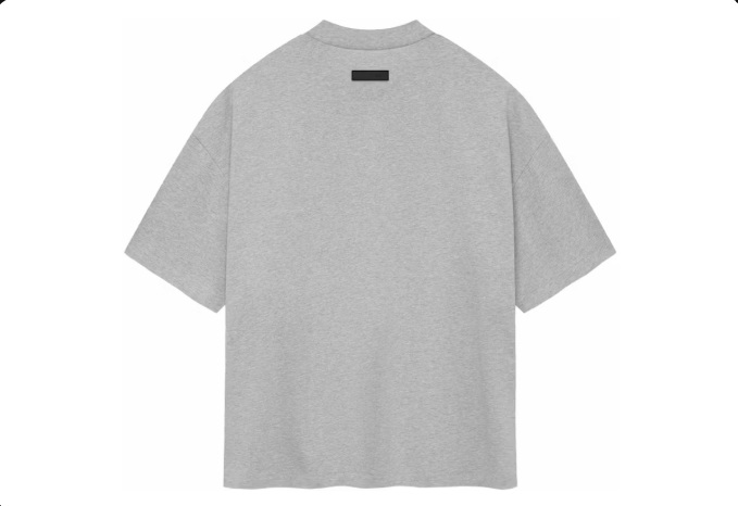 Fear of God Essentials Heavy Jersey Crewneck Tee Light Heather Grey