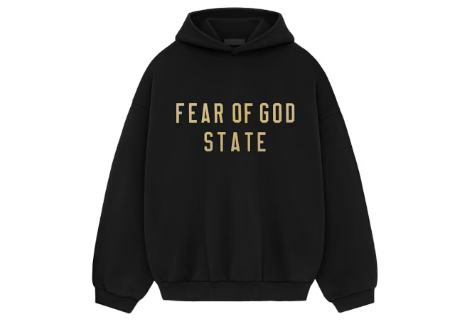 Fear of God Essentials Fleece Hoodie Black