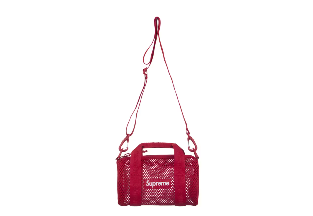 Supreme Mesh Mini Duffle Bag (ss25) Red
