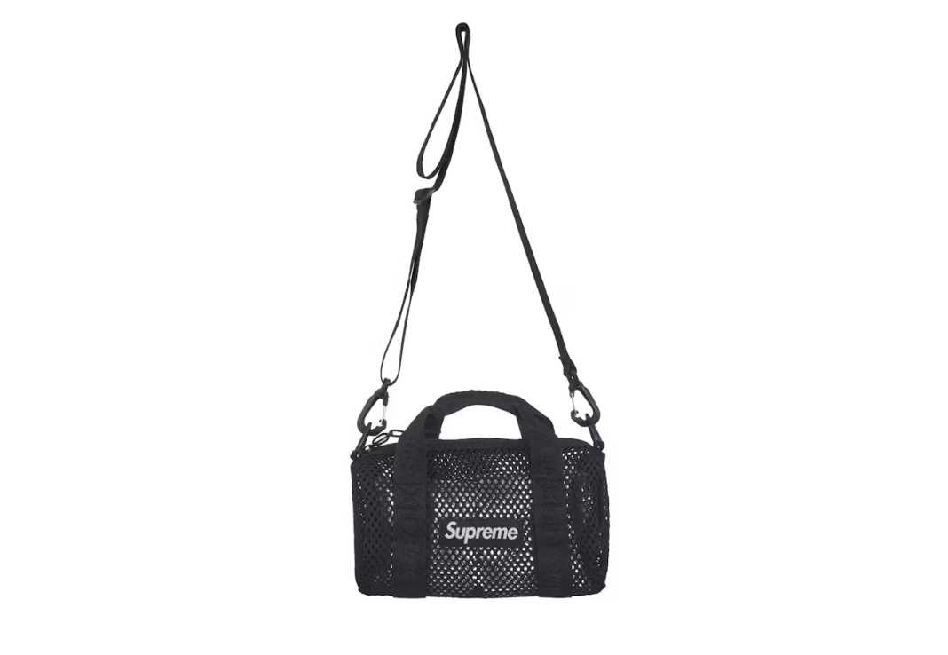 Supreme Mesh Mini Duffle Bag (ss25) Black