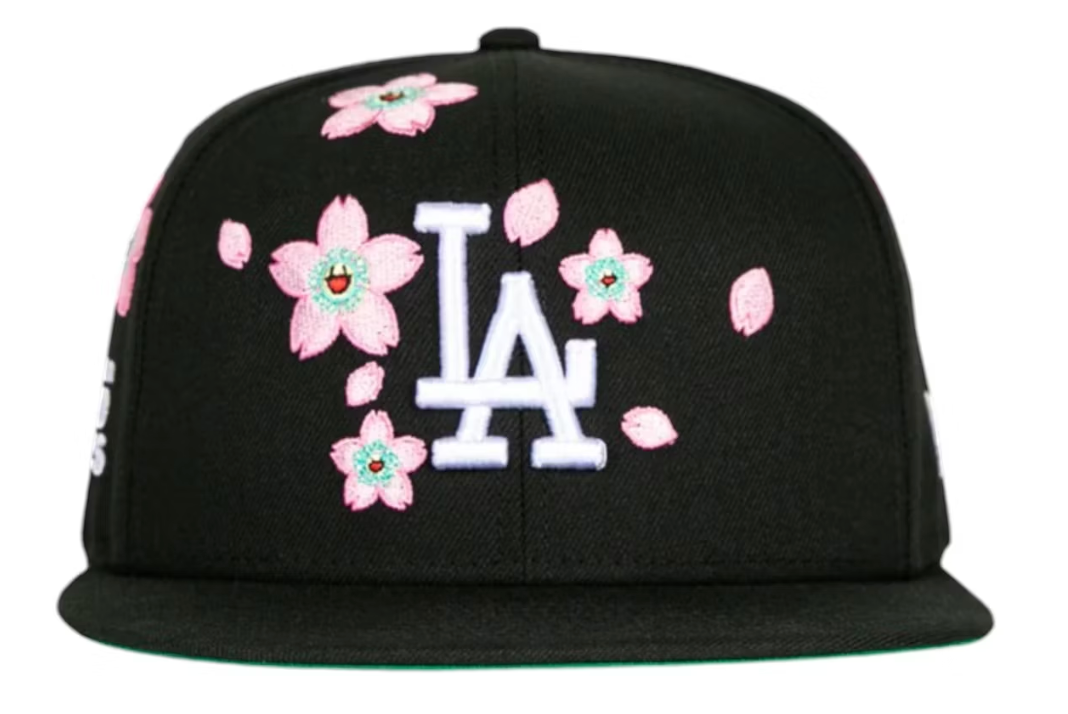 Takashi Murakami x MLB Tokyo Series Dodgers Snapback Black