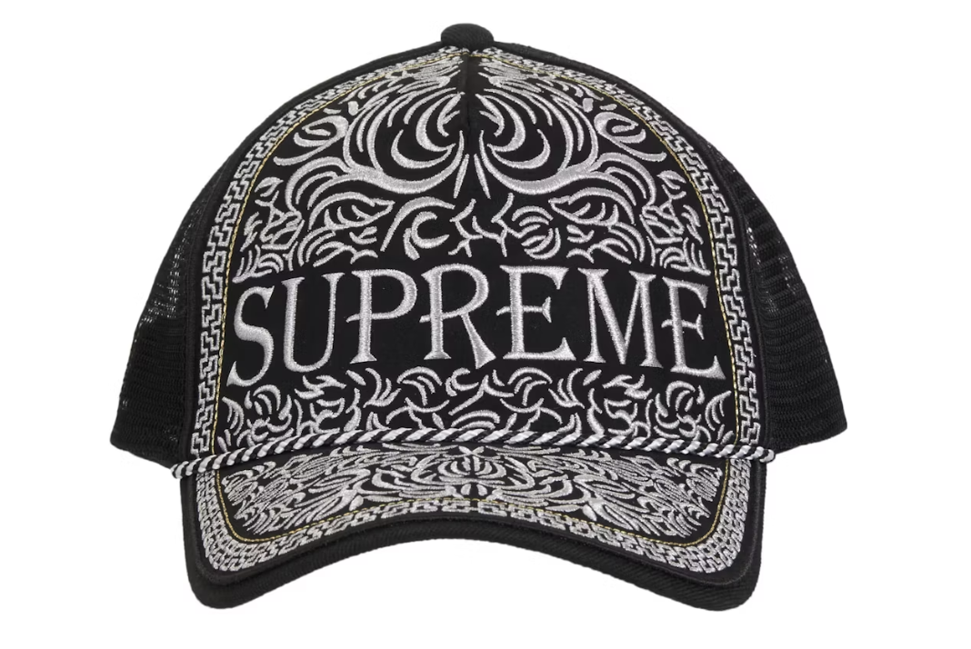 Supreme Vaquero Mesh Back 5-Panel Black