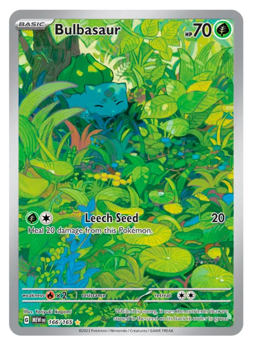 Bulbasaur ex #166 Pokemon Scarlet & Violet 154