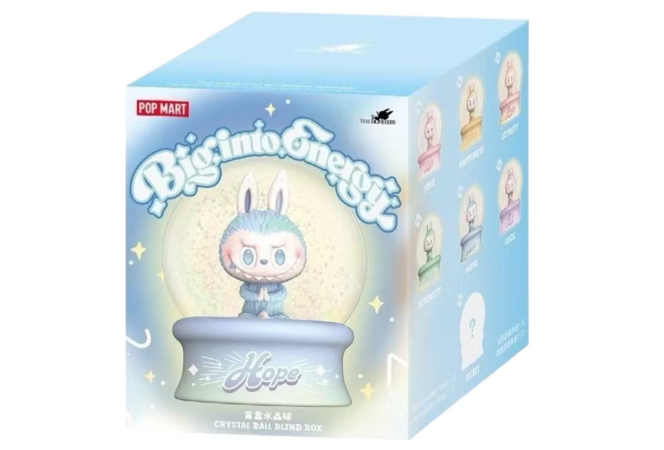 Pop Mart Labubu The Monsters Big into Energy Series Crystal Ball Sealed Case (SOLO 1PZA)