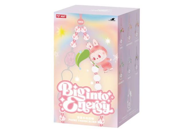 Pop Mart Labubu The Monsters Big into Energy Series Phone Charm Sealed Case (SOLO 1PZA)