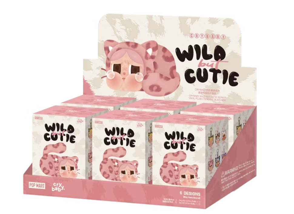 CRYBABY Wild but Cutie Series Vinyl Plush Pendant Sealed Case (1 PZA)