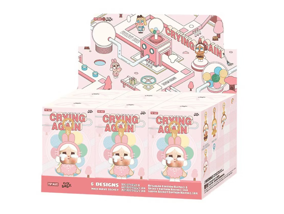 CryBaby Crying Again Series Vinyl Face Plush Single Blind Box