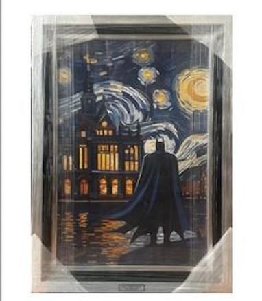 Frame The Starry Night In Gotham by Isaac Navarrete