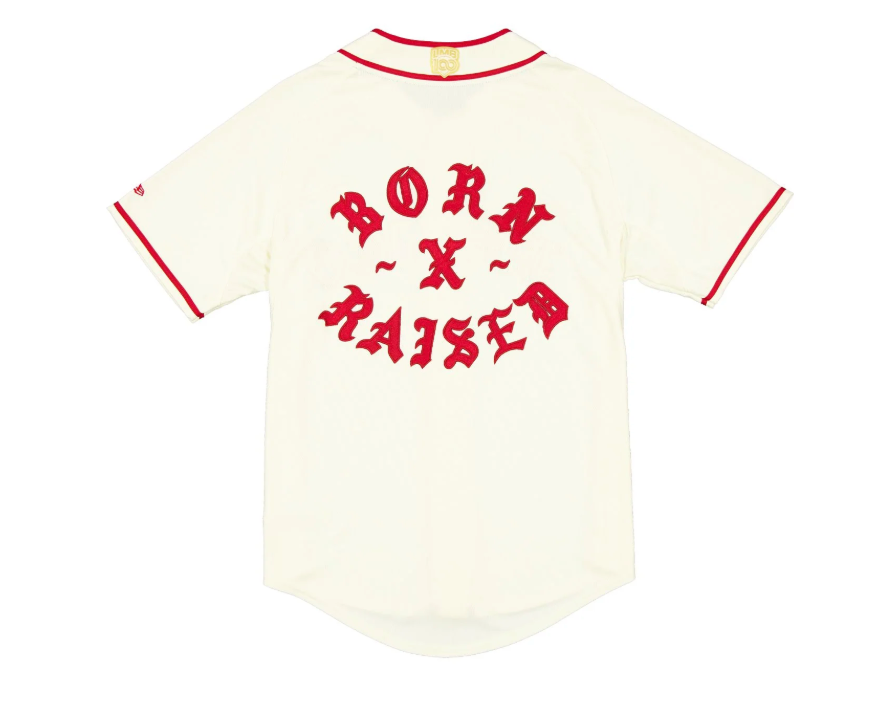 Jersey Diablos Rojos x Born and Raised x New Era Blanco