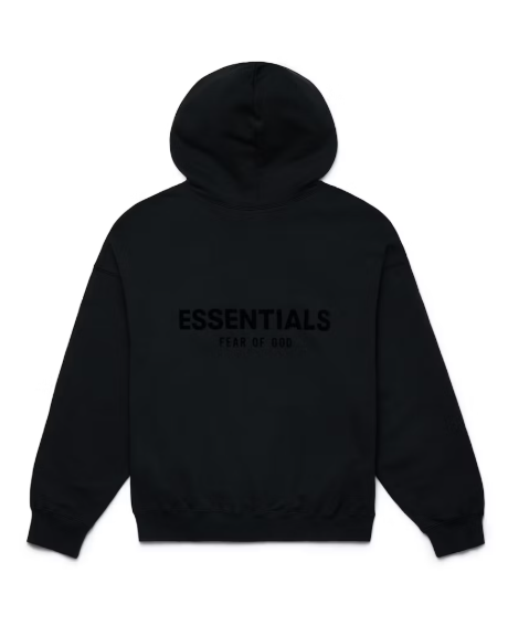 Fear of God Essentials Pullover Chest Logo Hoodie Stretch Limo/Black