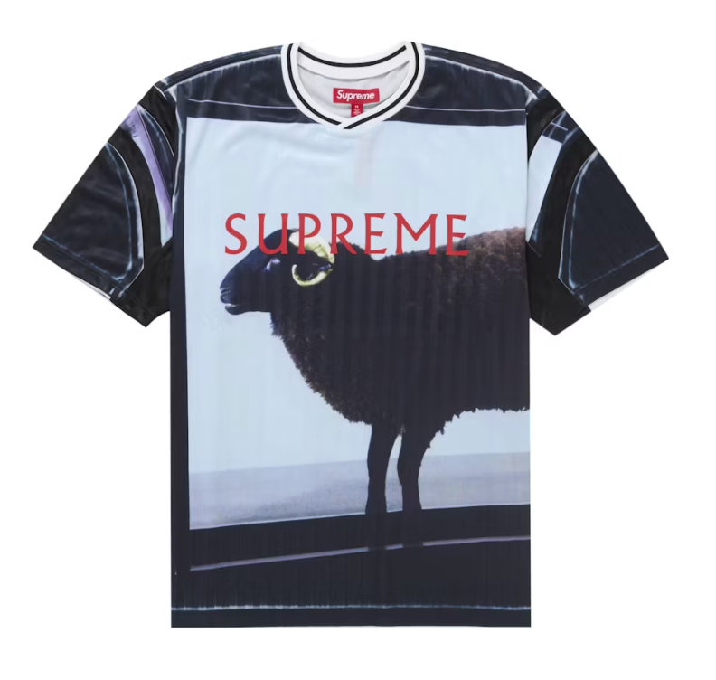 Supreme Damien Hirst Soccer Jersey Black