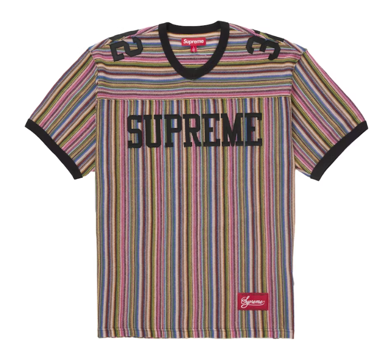 Supreme Open Knit Football Top Multicolor