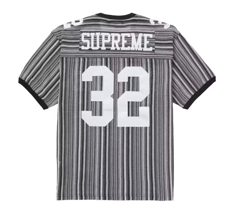 Supreme Open Knit Football Top Black