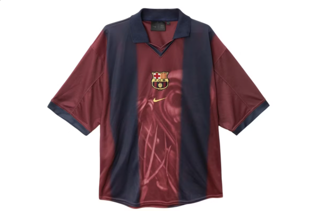 Travis Scott x Nike x FC Barcelona Retro 2000/01 Home Skeleton Jersey