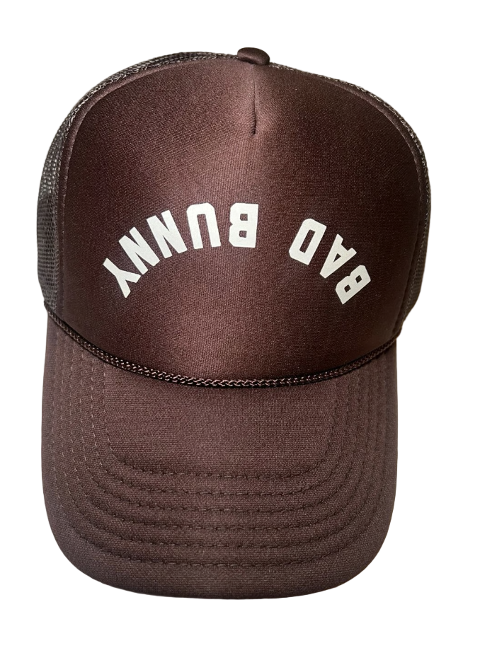Bad Bunny "Most Wanted Tour" Trucker Hat Brown