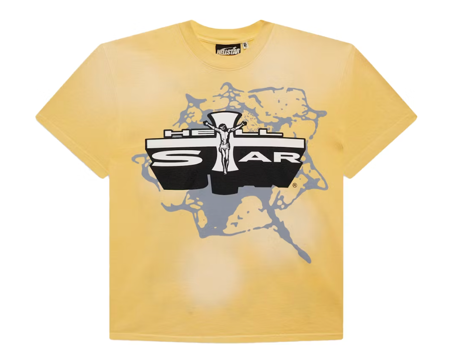 Hellstar Jesus T-Shirt Yellow