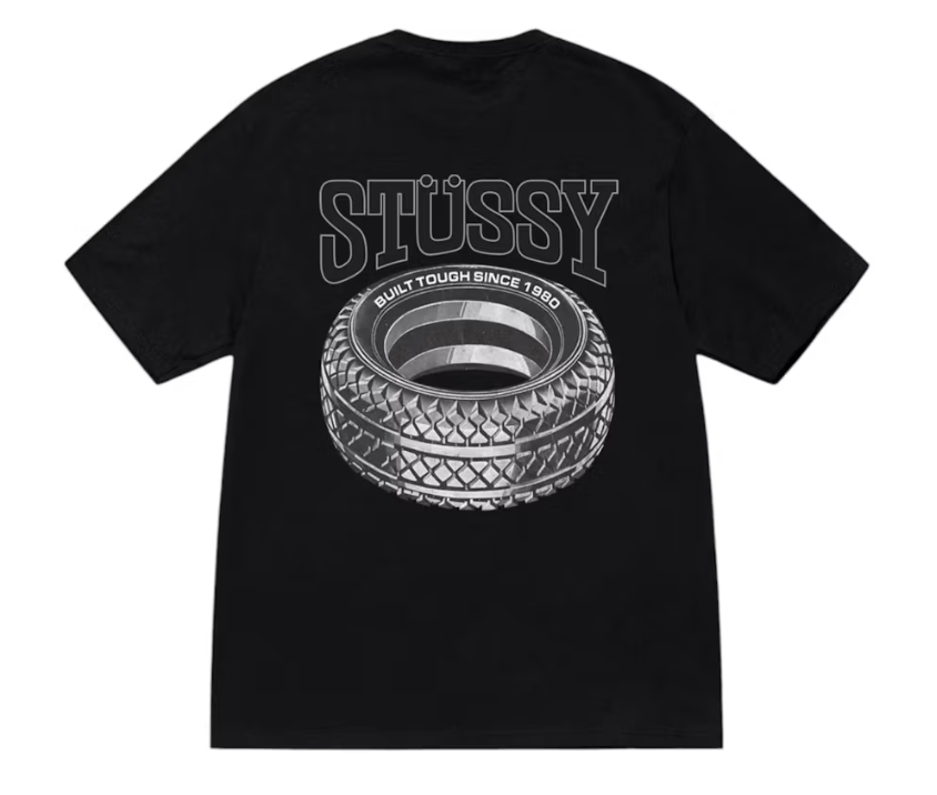 Stussy Tough Tread Tee Black