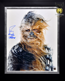 Cuadro Autografiado"Peter Mayhew"