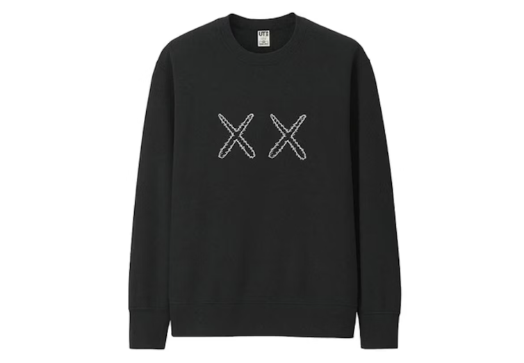 KAWS x Uniqlo x Sesame Street XX Sweatshirt (Asia Sizing) Black