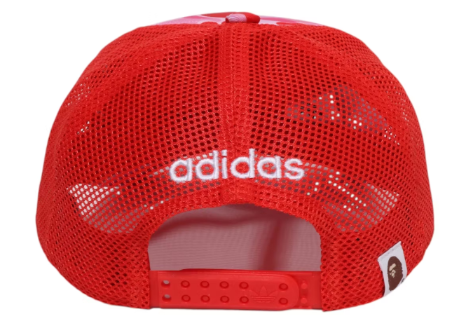 Adidas x BAPE Camo Mesh Cap Pink
