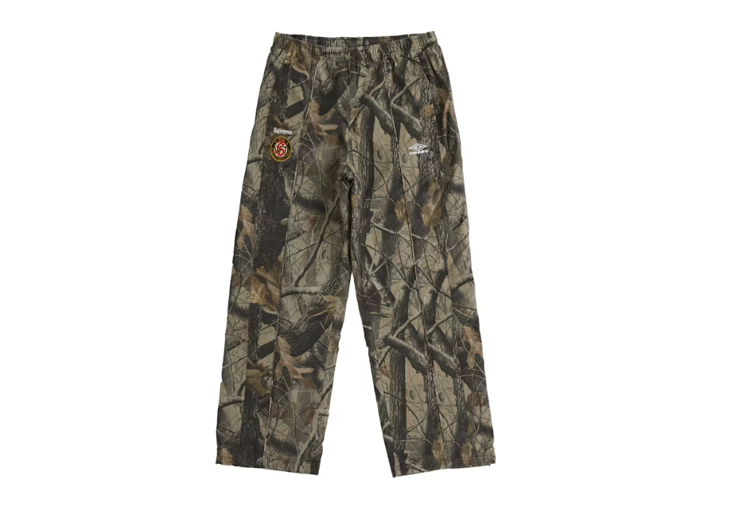 Supreme Umbro Cotton Ripstop Track Pant (SS26) Realtree Hardwoods