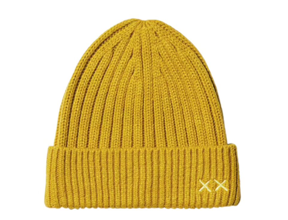 Uniqlo x KAWS Heat Tech Beanie Yellow