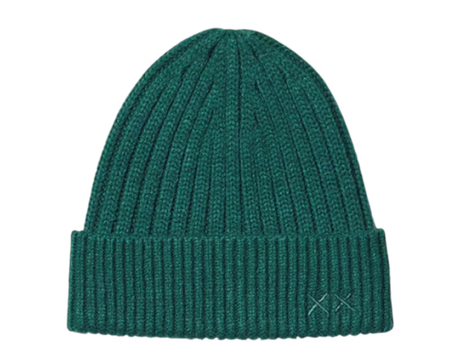 Uniqlo x KAWS Heat Tech Beanie Green