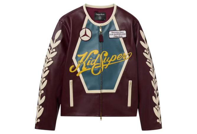 KidSuper x Mercedes Benz Racer Jacket Burgundy