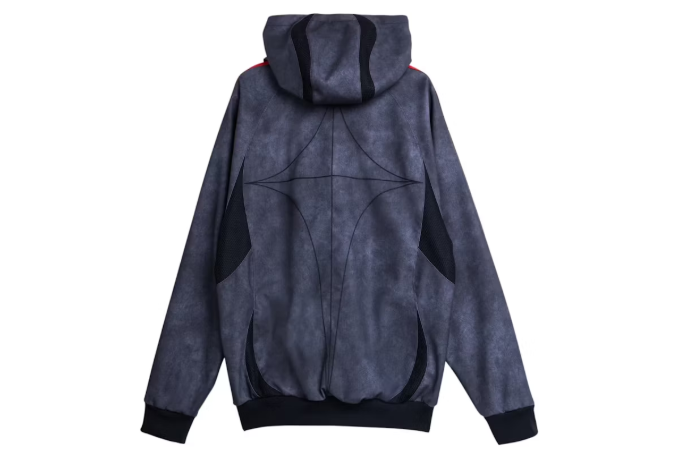 adidas x Thug Club Teamgeist Faux Leather Jacket Black/Antique Silver
