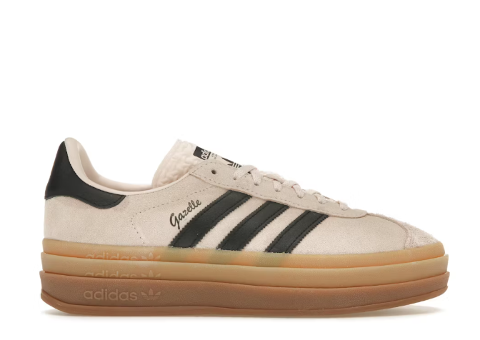 adidas Gazelle Bold Wonder Quartz Black Gum (W) (No Box) (Pre Owned)