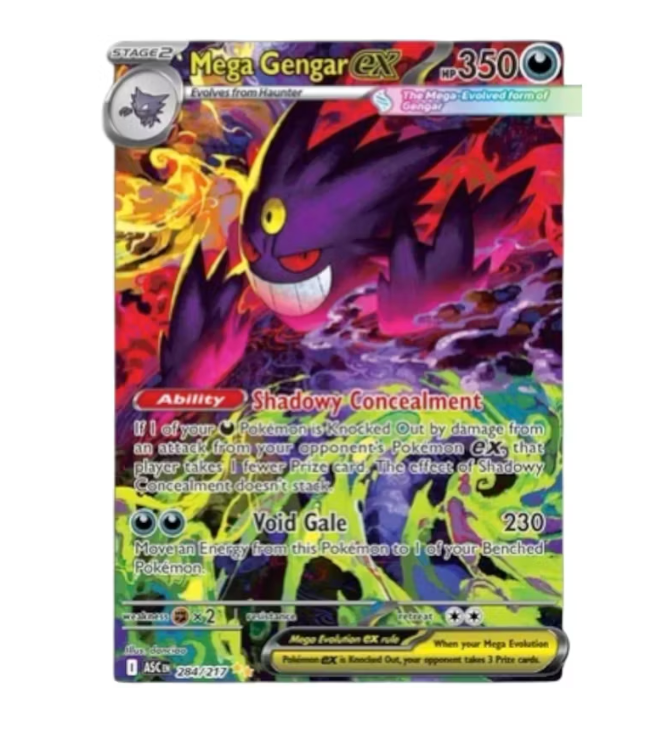 Mega Gengar ex #284 Pokemon Ascended Heroes