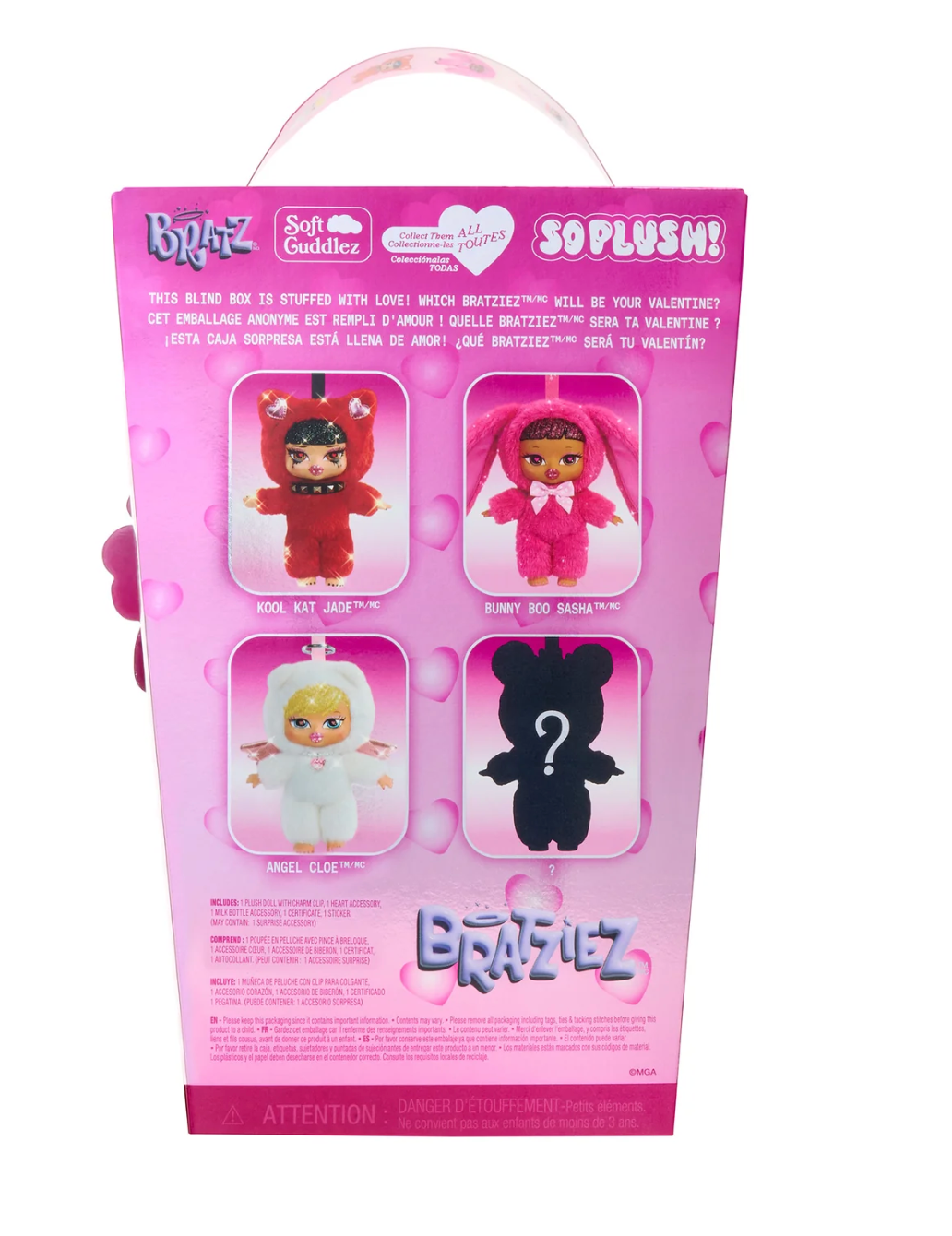 Bratz Bratziez Sweetheartz Seriez Plush Keychain Blind Box