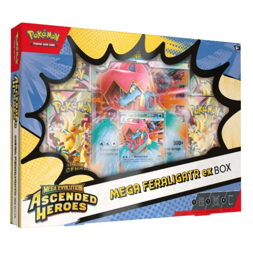 Pokemon TCG Mega Feraligatr ex Box