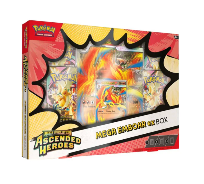 Pokemon TCG Mega Emboar ex Box